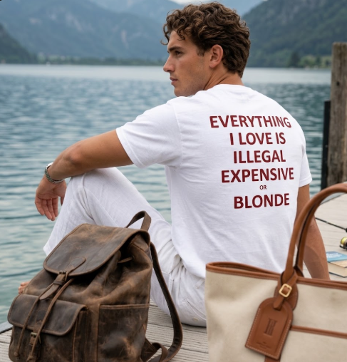 EVERYTHING I LOVE IS ILLEGAL, EXPENSIVE OR BLONDE